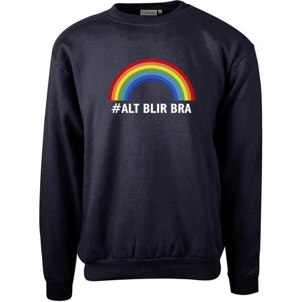 ALT BLIR BRA SWEATSHIRT #ALT BLIR BRA Barnehageprofil.no Alt skal bli bra genser | Strikkoteket